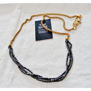 Hematite triple row necklace (tagye)