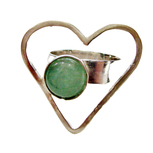 Ασημένιο δαχτυλίδι 925ο με ορυκτό αβεντούριο