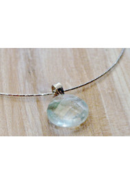 Necklace with semiprecious stones (drop)