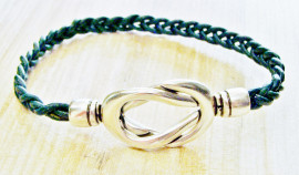 Men's Magnetic Bracelet - Square Knot