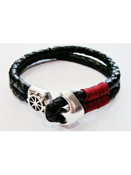 Men's leather bracelet