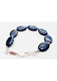 Bracelet with mineral stones - oval