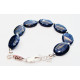Bracelet with mineral stones - oval