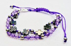 Bracelet with Preciosa crystals