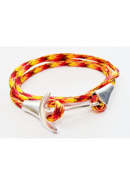 Unisex bracelet made of mountaineering lanyard