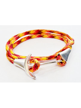 Unisex bracelet made of mountaineering lanyard
