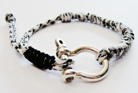 Men's Navy Key bracelet