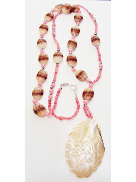 Necklace 50 cm with shell