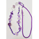 Necklace with fluorite