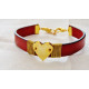Women's leather bracelet heart