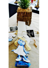 Πασχαλινή λαμπάδα 22 εκ. στρουμφίτα