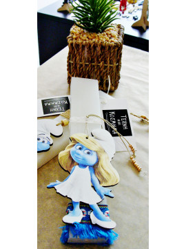 Πασχαλινή λαμπάδα 22 εκ. στρουμφίτα