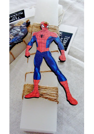 Πασχαλινή λαμπάδα 25 εκ. :  Batman & Spiderman 