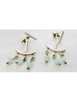 Art earring double