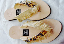 Leather sandal 