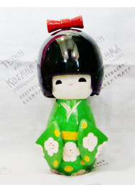 Ιαπωνική (Kokeshi Dolls) ξύλινη κούκλα (12 εκ ύψος) 