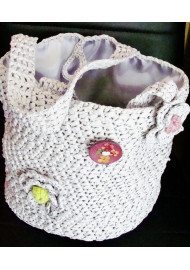 Knitted satin (2) -cotton bag.