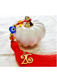 Κολοκύθα κεραμική - γούρι 26