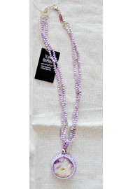 Pendant with purple pearl