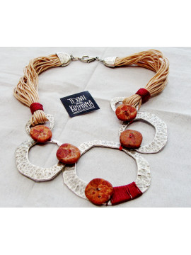  necklace Τ.K. with coral root