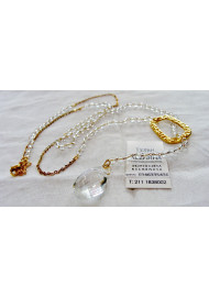 Rosary and preciosa crystal necklace