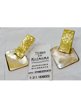 Earring made of jewelry metal