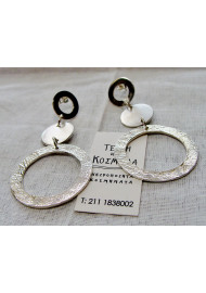 Silver (925th) earring - circles