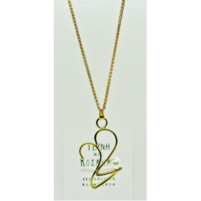 Necklace (70 cm.) With mother of pearl
