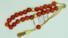 Rosary with corneol (Φ-8 mm)