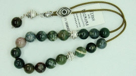 Rosary with tourmaline beads (Φ-10 mm)