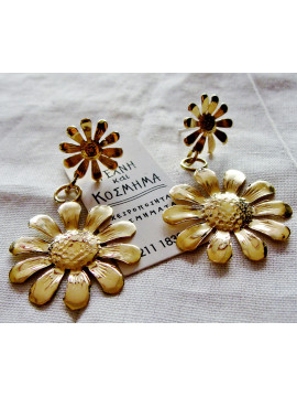 Daisies earring (24 kt)