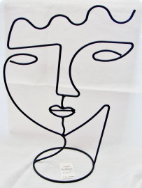 Decorative element female face