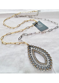 Necklace (62 cm.) Long - drop shape