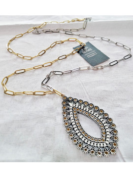 Necklace (62 cm.) Long - drop shape