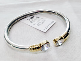 Zircon bracelet and 18 carat gold